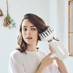Panasonic Nanoe Salon Hair Dryer with Oscillating QuickDry Nozzle, Blow Dryer with Diffuser and Concentrator Attachments, 3 Speed Heat Settings for Easy Styling and Healthy Hair - EH-NA67-W (White)