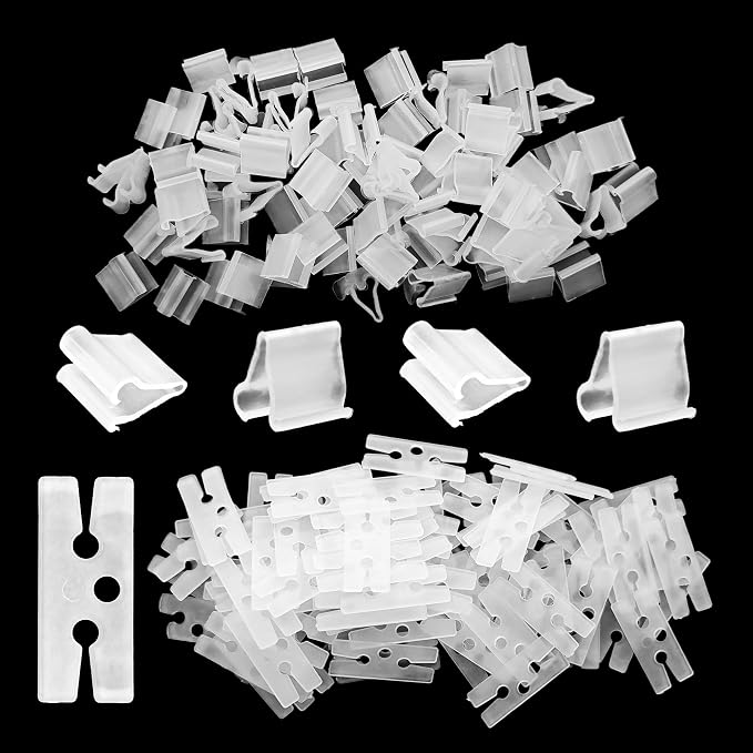 200PCS Transparent Plastic Balloon Clips by Unknown