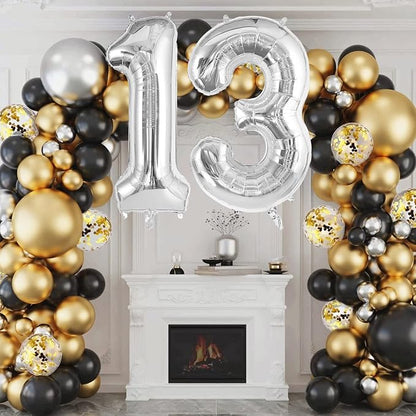 13 Balloon Numbers, Large 13 or 31 Foil Balloons, Big Number Balloon 40 Inch - Image 2