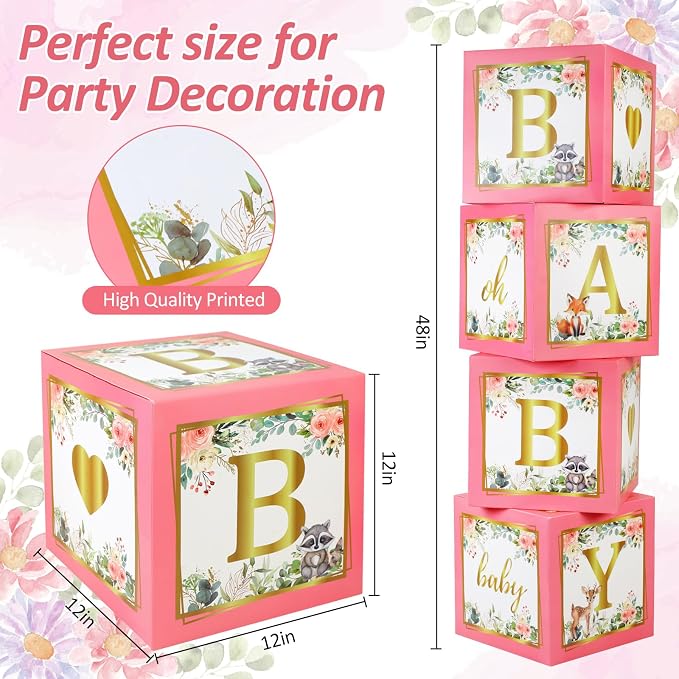 Baby Boxes with Letters for Baby Shower - Image 3