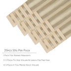 WENNALIFE Tape in Hair Extensions Human Hair, 20pcs 50g 22 inch Ash Blonde to Remy Hair Straight Tape in Extensions Skin Weft