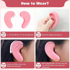 FERNIDA Ear Covers Protectors for Dryer, Hair Dye, Heat Iron, High-Temp Resistance Reusable Silicone Ear Cover for Salon Home