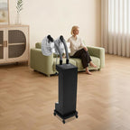 Professional Hair Steamer Machine with Adjustable Temperature,650W Hair Steamer,Dual Tube Steam Hair Care System,Salon Spa Equipment for Deep Hair Care Repair, Hair Styling (Black)