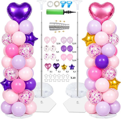 Balloon Towers Set of 2, Balloon Column Stand by Sileasncei