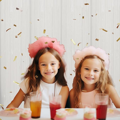 DECOCKRAT 3 Pack Foil Fringe Backdrop - Image 4