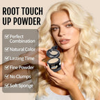 Root Cover Up Powder Hairline Powder for Women Root Touch Up Hair Color for Bald Spots, Eyebrows, Beard Line, Light-Blonde Hair Fibers for Thinning Hair Shadow Cover Up 2 Pack (Light Blonde)