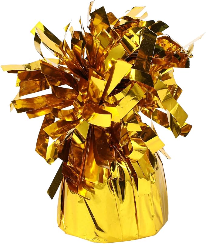Balloon Weights Gold Metallic Anchor Balloon Holder by Unknown