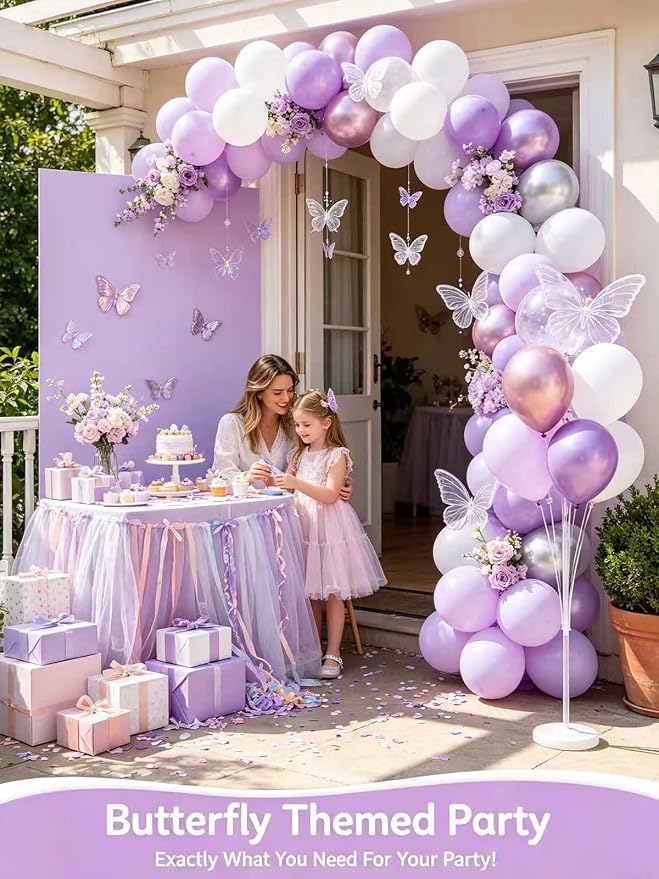Lavender Balloons 12 Inch 60 Pcs Light Purple Pastel Purple Latex Balloons - Image 3