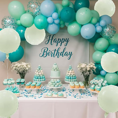 TONIFUL 30Pcs 18 Inch Round Balloons Large Cream White Round Shape Foil - Image 4