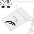 Camila Paris CP2665 French Hair Barrette Clip for Girls for Thick Curly Wavy Long Hair, Strong Hold Grip Hair Clips for Women, Automatic, No Slip Durable Styling Girls Hair Accessories, Made in France