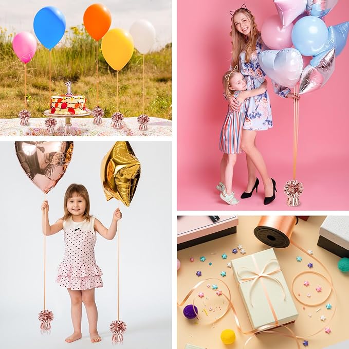 24 PCS Balloon Weights Metallic Anchor, Balloon Holder Heavy Weights | - Image 7