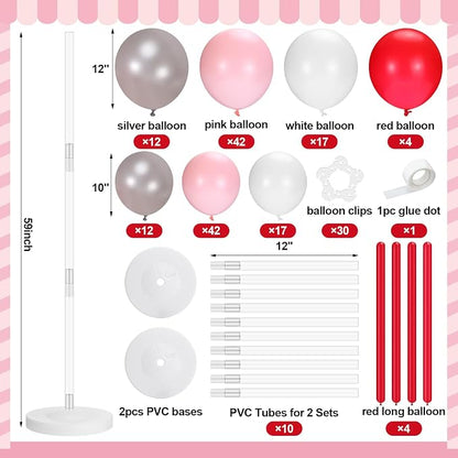 2 Set Ice Cream Balloon Column Stand Kit - Image 3