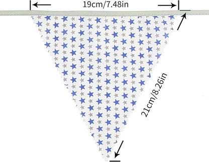 G2PLUS 39Ft Triangle Bunting Banner, Baby Shower, Room Decor - Image 2