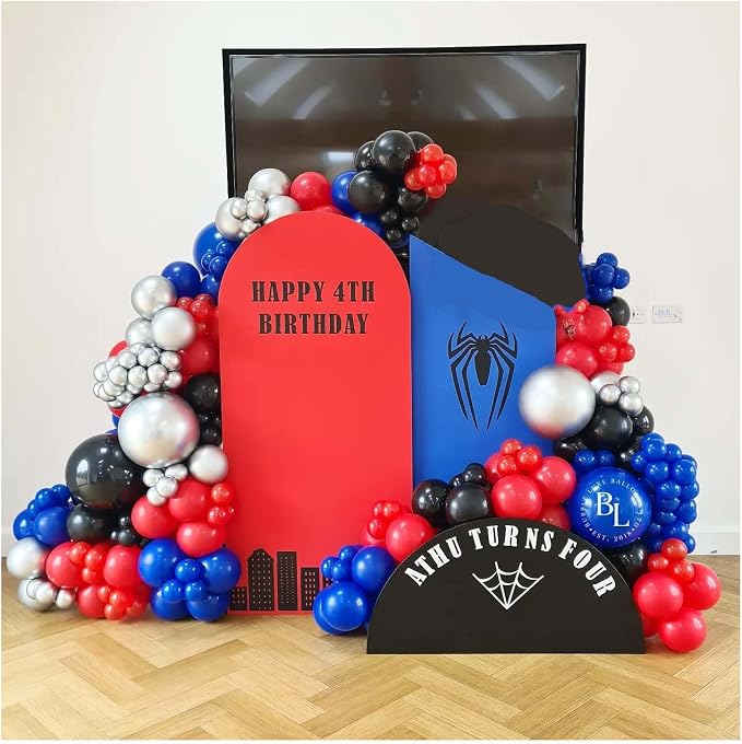Spider Balloon Arch Garland Kit - Image 3