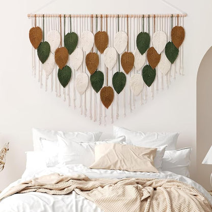 Large Macrame Wall Hanging Boho Woven Tapestry Chic Home Decor Wall Art | - Image 5