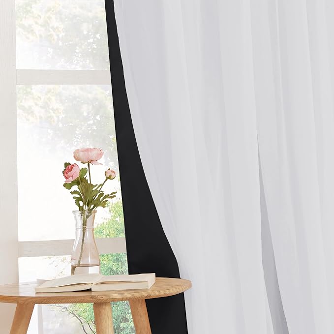 PONY DANCE Black Blackout Curtains - Image 5