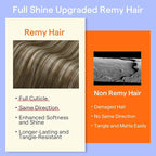 Full Shine Brown Blonde Clip in Hair Extensions Chestnut Brown Ombre Blonde Color 6/60/6 Real Hair Extensions Clip ins 22 Inch Straight Clip in Remy Hair 7 Pcs 120 G
