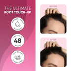 GBG Hairline Powder, Dark Brown - 48-Hour Coverage Root Touch Up Powder for Bald Spots, Instant Hair Loss Concealer & Brightening Highlights - Hair Fillers for Thinning Hair for Women & Men, 4g