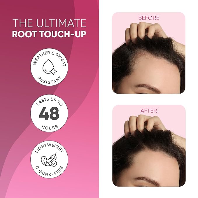 GBG Hairline Powder, Light Blonde - 48-Hour Coverage Root Touch Up Powder for Bald Spots, Instant Hair Loss Concealer & Brightening Highlights - Hair Fillers for Thinning Hair for Women & Men, 4g
