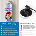 Blue Hair Spray Temporary, Hair Color Spray 1-Day Hair Dye Colored for Kids Women Men, Hair Wax Color Washable, Hair Paint Spray for Halloween Party Fast-Drying, Non-Sticky 4.06 Fl Oz