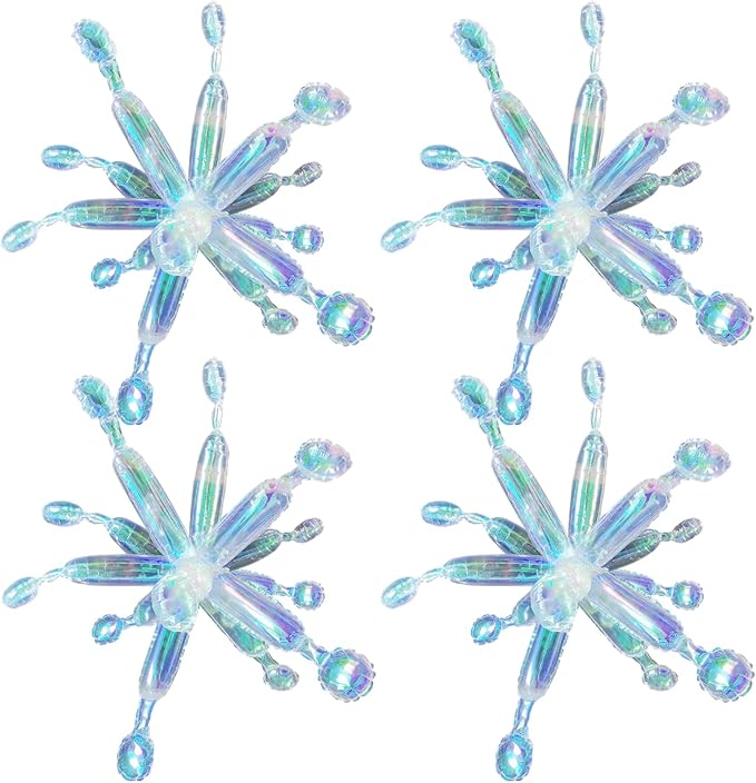 Iridescent Cone Spike Balloons Holographic Balloons Star Burst Sparkly Music by Enimapod