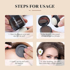 Sevich Hairline Powder,Instantly Conceals Hair Loss, Root Touch up Powder, Hair Shadow Toppers for Women & Men, Touch Up for Thinning Gray Hair, Windproof & Sweatproof,Black