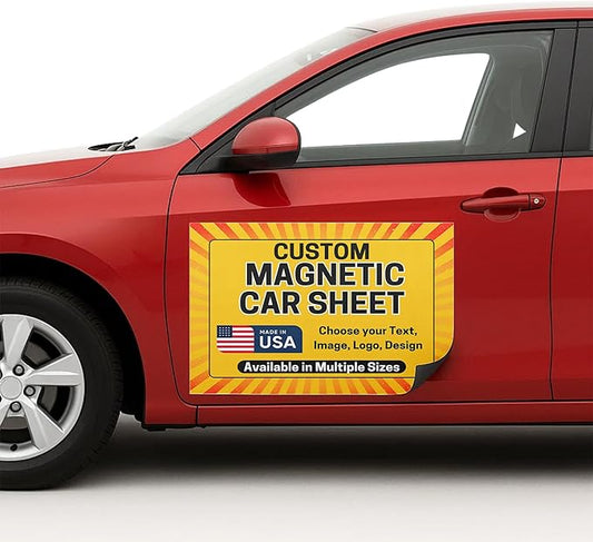 DC Custom Car Magnet Sign, Made in USA | Custom car magnet sign, HD Print by DreamController