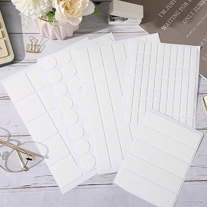 JANYUN 560 Pcs Adhesive Dots, 25 mm Round Putty Clear Sticky Tack - Image 3