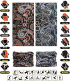 Headband Neck Gaiter Head Wrap Headwear Face Mask Magic Scarf Bandana for Men and Women