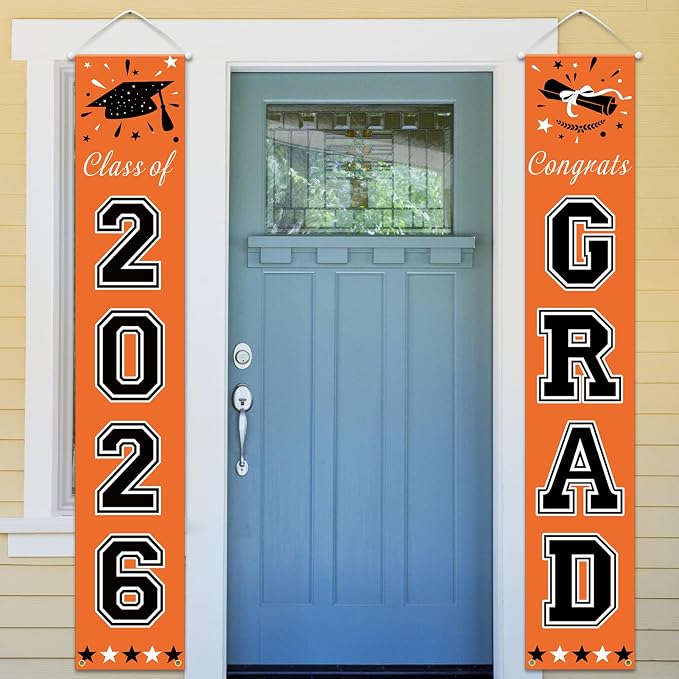 DAZONGE 2026 Graduation Party Decorations Orange and Black - Image 2