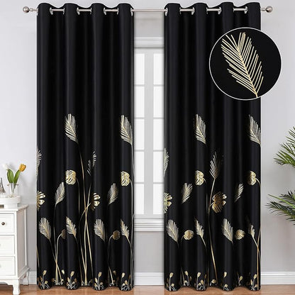 2 Curtain Panels Set Designed Blackout Curtains by ESTELARTEXTILER