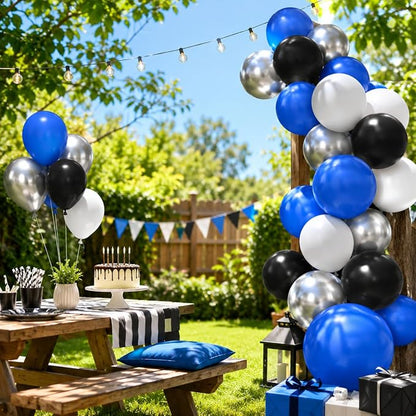 Blue & Black Balloons - Image 4