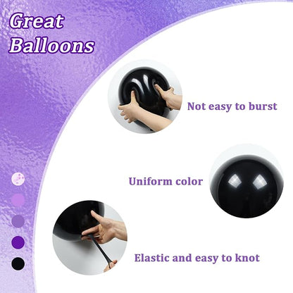 60pcs Purple and Black 12inch - Image 3