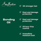 SheaMoisture Bond Repair Shampoo, Conditioner, Leave-In, & Oil 4 Pk Alma Oil to Strengthen Hair with Restorative HydroPlex Infusion