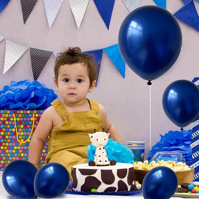 Navy Blue Balloons - Image 4