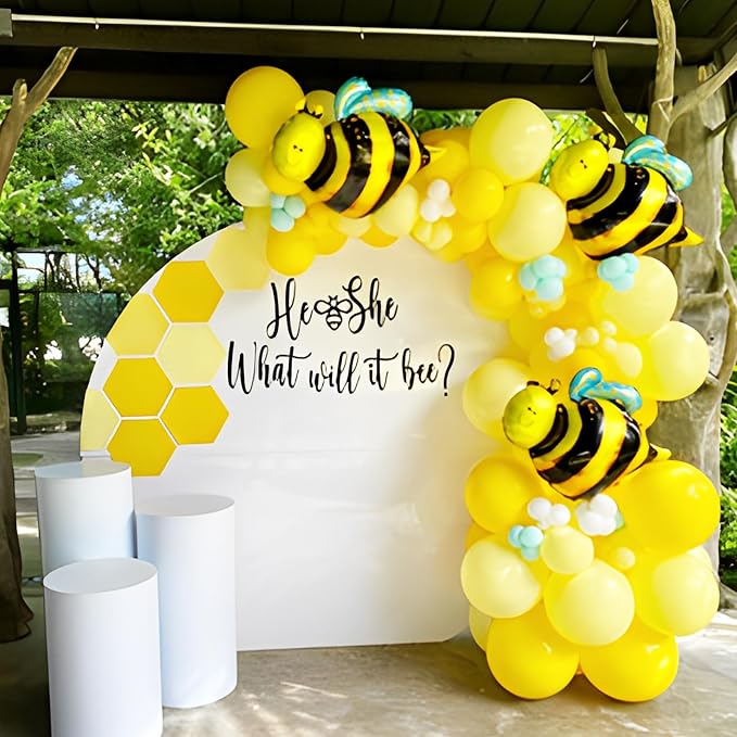 Voircoloria 90pcs Yellow Balloons Garland Arch Kit, 18 12 10 5 Inch | - Image 8