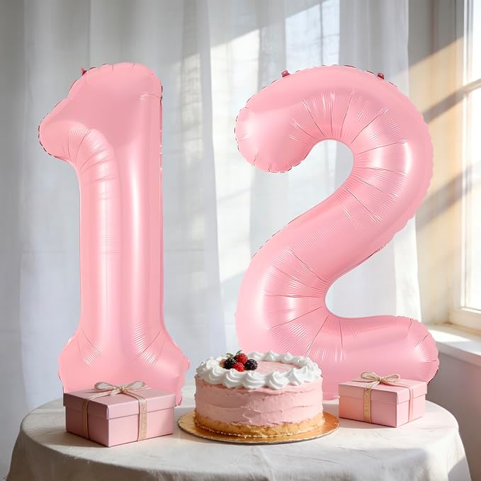 40 Inch Pink Number 1 Balloon Suitable - Image 4