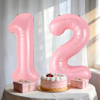 40 Inch Pink Number 1 Balloon Suitable - Image 4