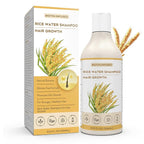 Rice Water Hair Growth Shampoo, Enhances Hair Luster, Suitable for Thinning Hair and Hair Loss, Promotes Hair Regrowth-10.15 FL.OZ