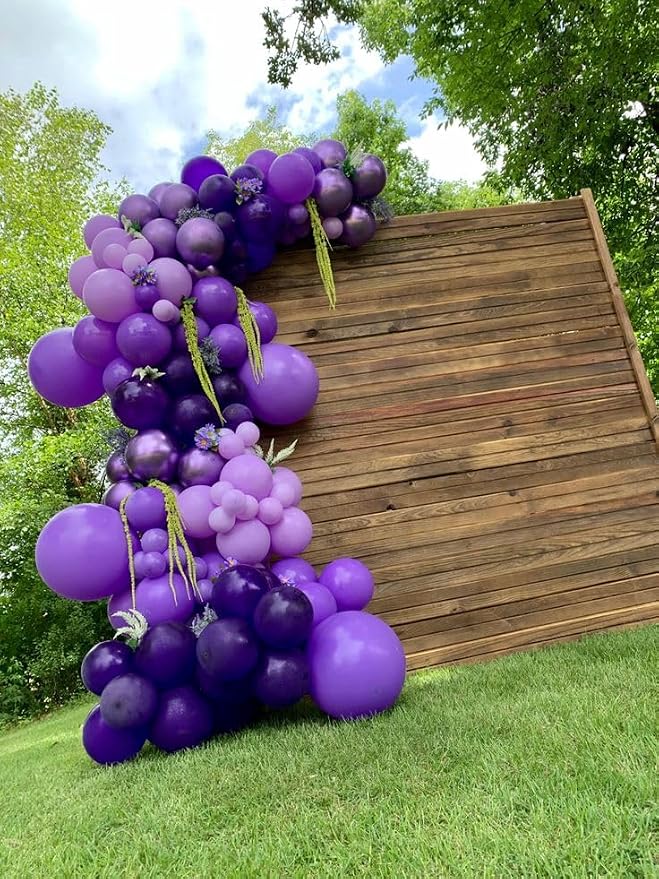 AIOZX Purple Latex Balloon Set - Image 6