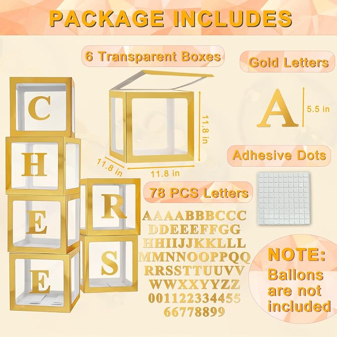 Ledido Transparent Balloon Boxes - Image 2
