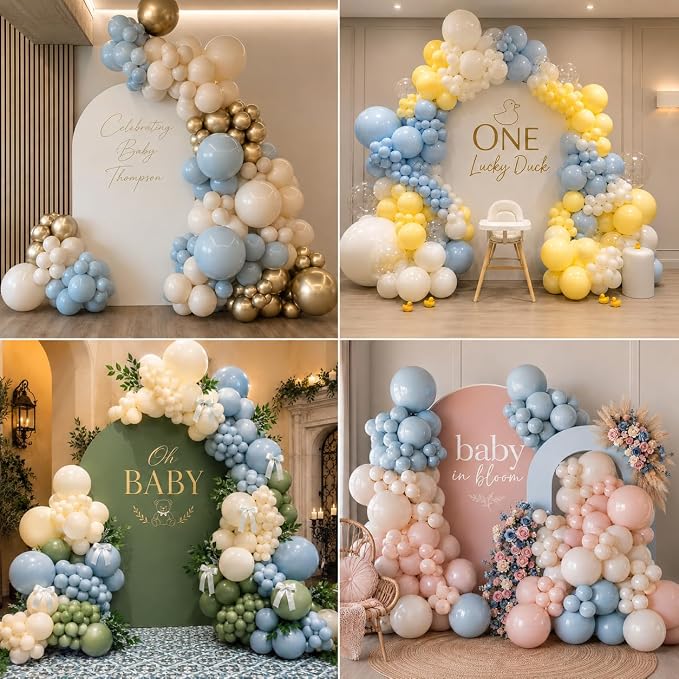 Dusty Blue Balloons - Image 5