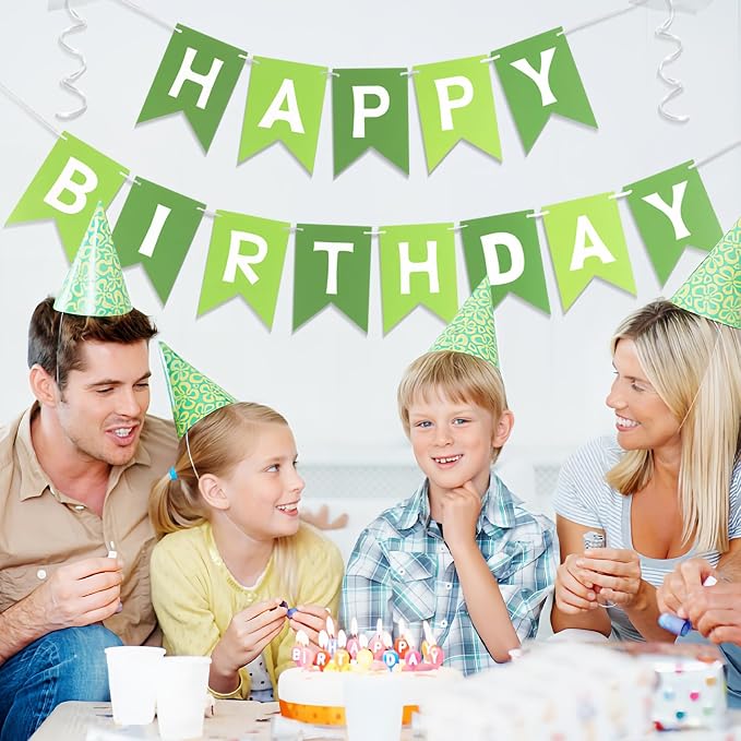 Happy Birthday Banner-Birthday Flag Bunting - Image 5