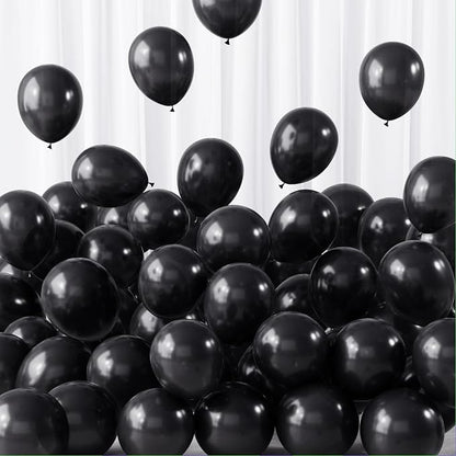 RUBFAC Black Balloons, 2026 International Football Game Decor, Graduation by RUBFAC