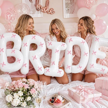 40 Inch BRIDE Balloons Bachelorette Party Decorations, Bridal Shower Banner - Image 4
