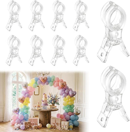 10 Pack Balloon Arch Clips, 3.5'' Large Plastic Clips Supplies - Image 9
