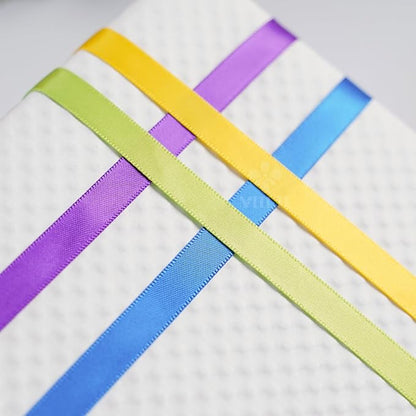 3/8 Inch Satin Ribbon Set – 10 Rolls Rainbow Double Face Ribbon - Image 7