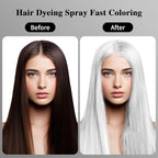 Temporary Hair Color Spray, White Hair Spray Color, Hair Color For Women, Temporary Hair Dye, Washable, Easy To Colour, Mild Formula, Suitable For Various Hair Types, Works On All Hair Colors 120ml