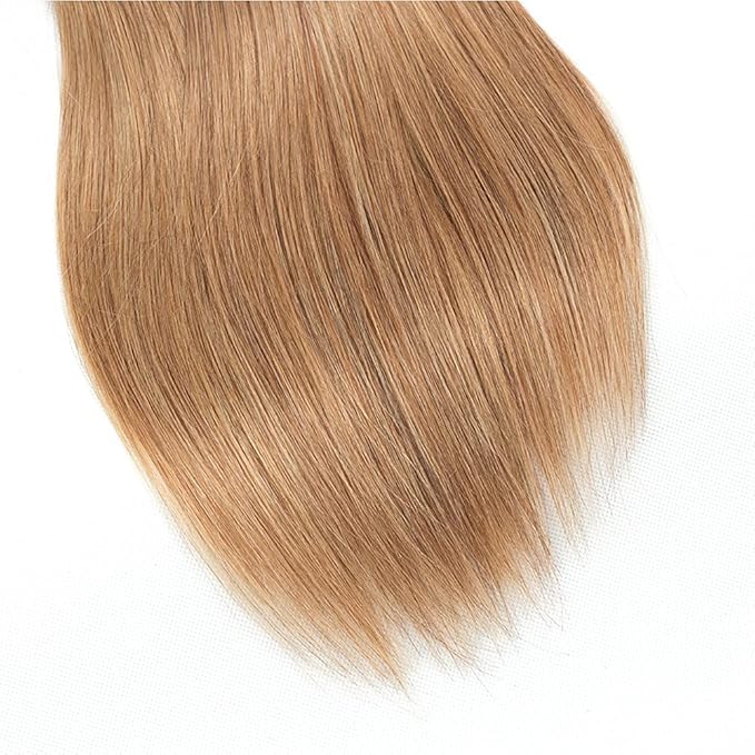 Blonde Bundles Human Hair Ombre Straight Bundle Niegmeag Brazilian Virgin Remy Hair 3 Bundles 22 24 26 Inch 2 Tone Black and Honey Blonde Straight Bundle Double Weft Hair Weave 300g