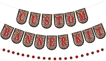 Hahafelt 125 Pcs Make Your Own Banner Kit Personalized Handmade Name Scallop by Hahafelt